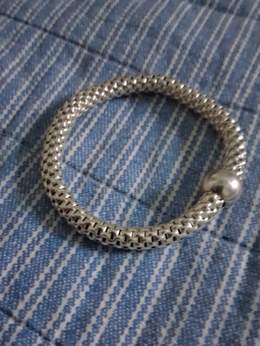 Silpada Silver Mesh Knot Bracelet